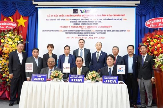 ADB, Thu Dau Mot Water sign US$6 million loan agreement for water expansion project